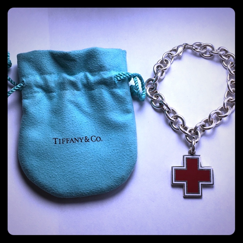 Tiffany & Co. Red Cross Bracelet